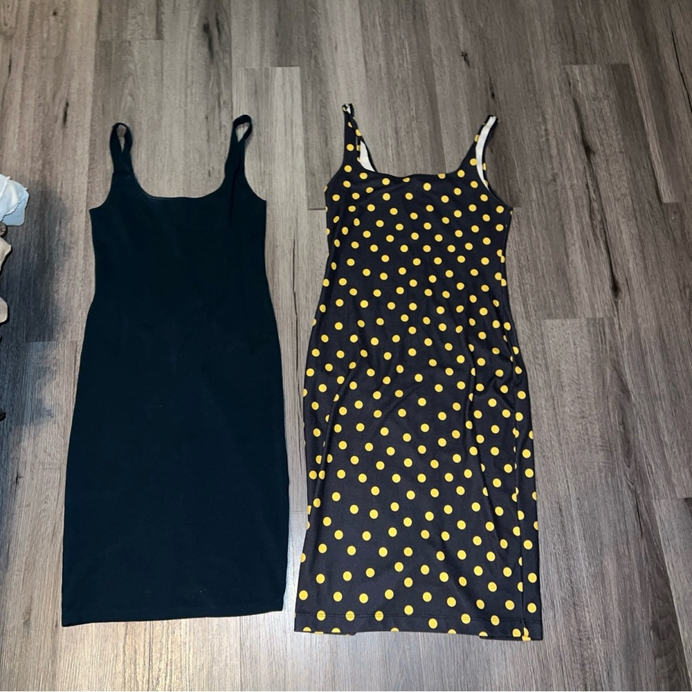 Zara stretch mid dress